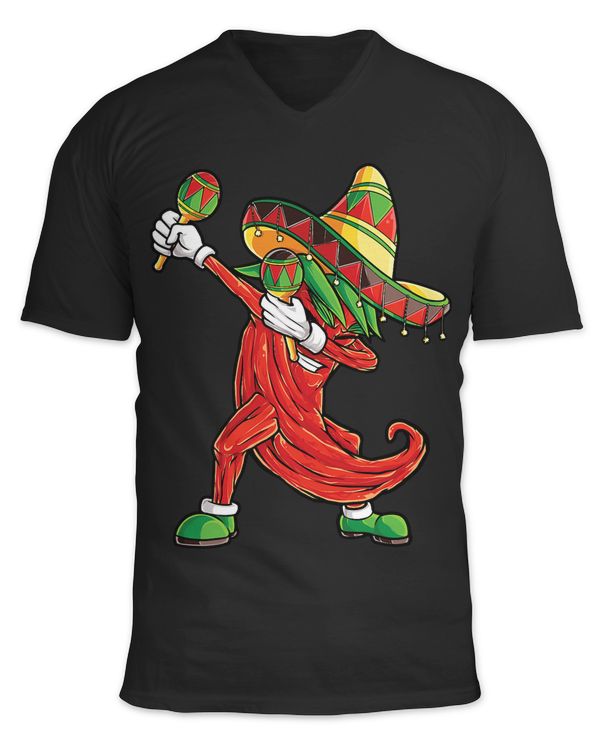 Dabbing Chili Cinco de Mayo Boys Kids Pepper Jalapeno Dab