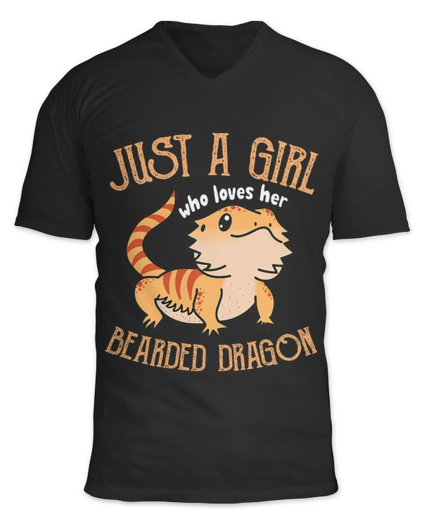 Bearded Dragon Lizard Just a Girl 1