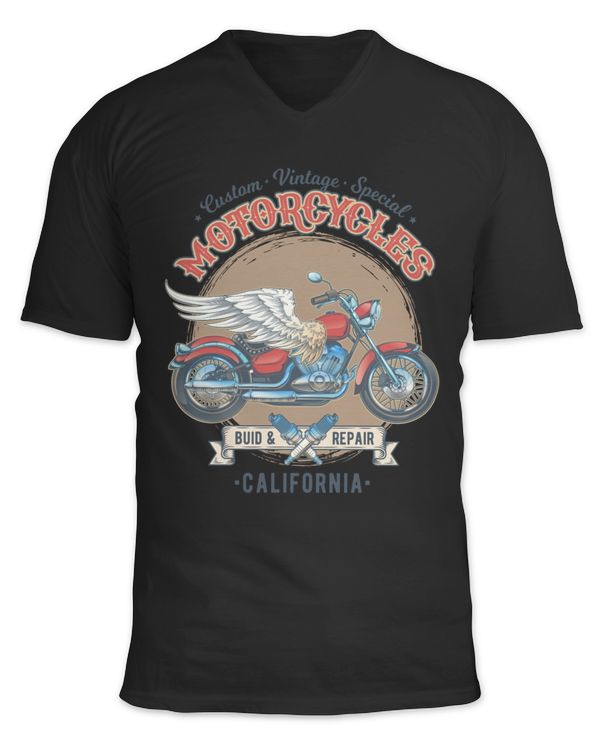 Unisex Jersey SS V-Neck T-Shirt
