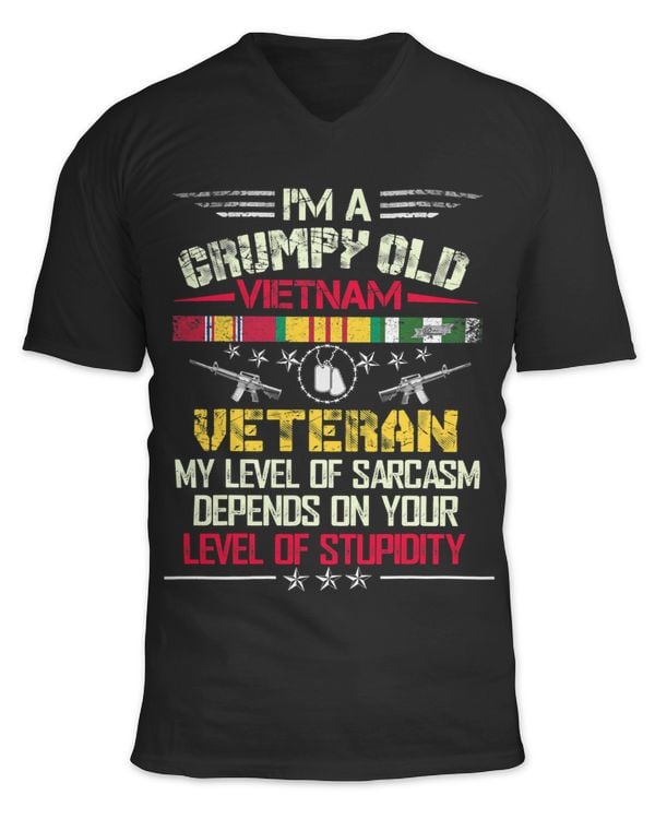 Grumpy Old Vietnam Veteran Proud Vietnam Veteran