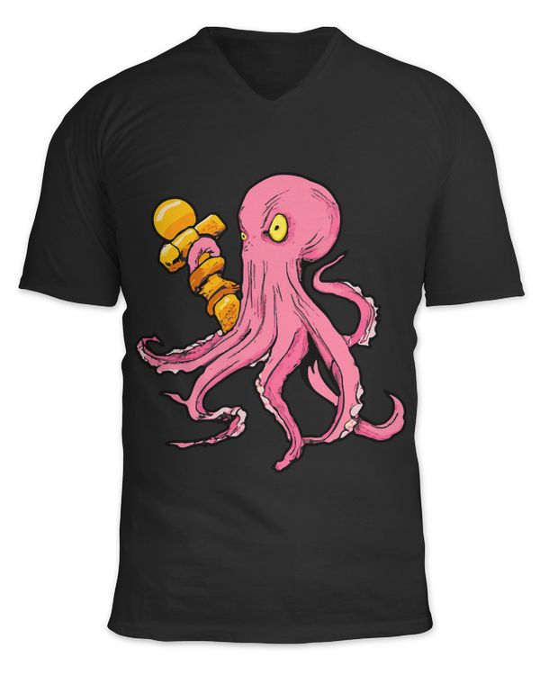 Unisex Jersey SS V-Neck T-Shirt