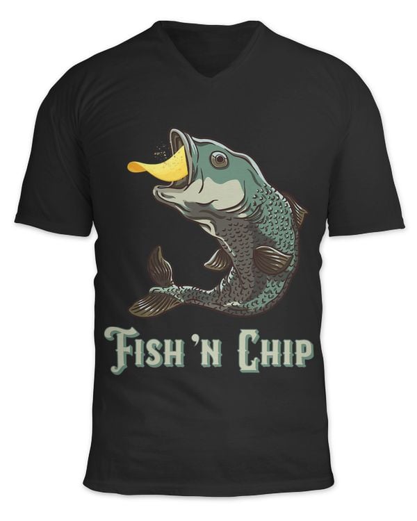 Fish n Chip Pikefish Eating a Potato Chip Funny
