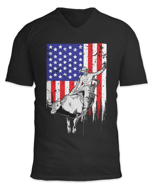 Unisex Jersey SS V-Neck T-Shirt