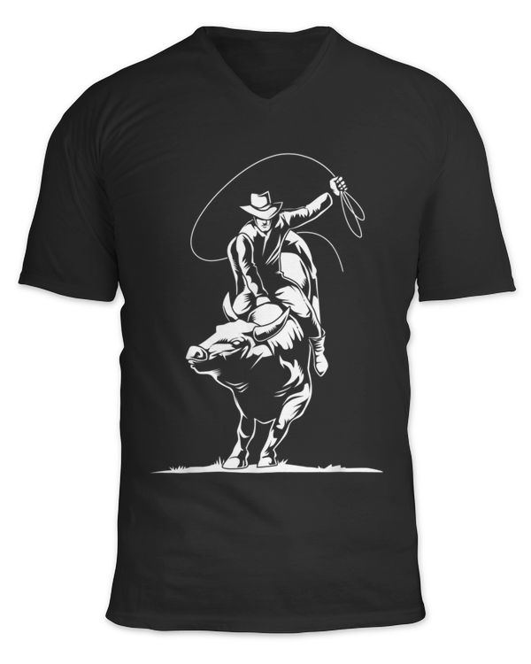 Unisex Jersey SS V-Neck T-Shirt