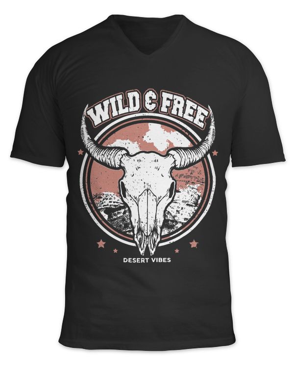 Unisex Jersey SS V-Neck T-Shirt