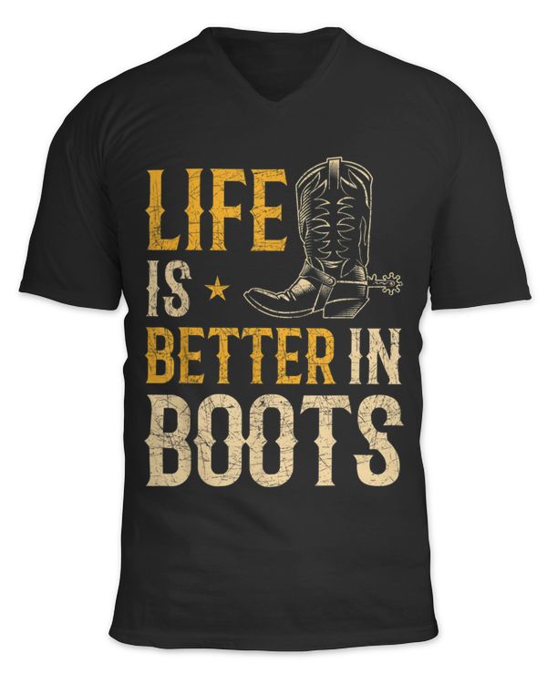 Unisex Jersey SS V-Neck T-Shirt