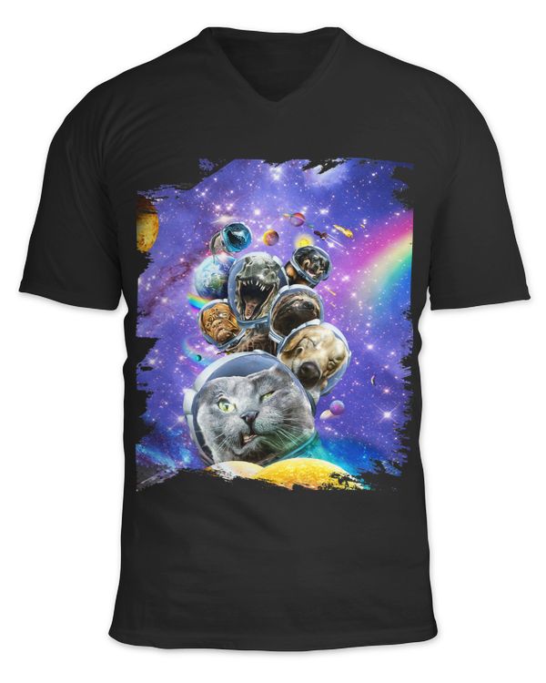 Unisex Jersey SS V-Neck T-Shirt