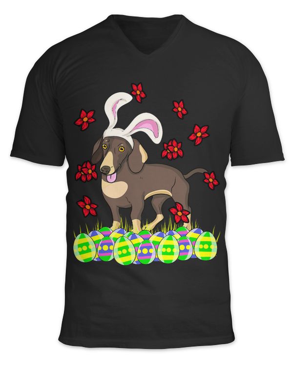 Unisex Jersey SS V-Neck T-Shirt