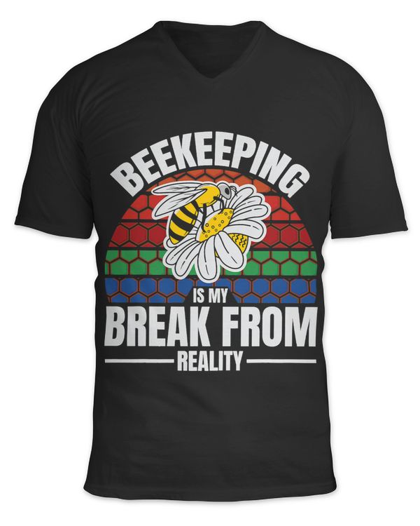 Unisex Jersey SS V-Neck T-Shirt
