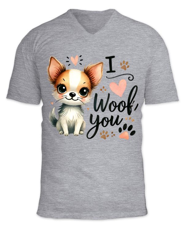 Unisex Jersey SS V-Neck T-Shirt