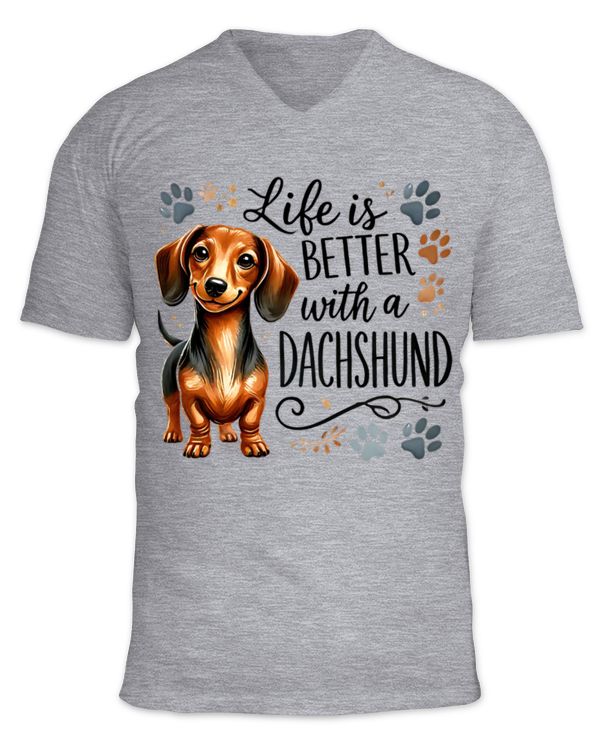 Unisex Jersey SS V-Neck T-Shirt
