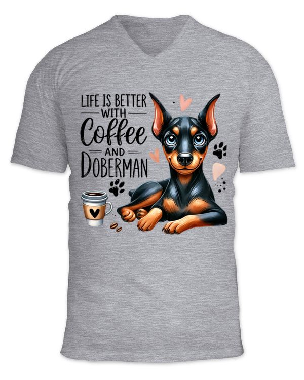 Unisex Jersey SS V-Neck T-Shirt