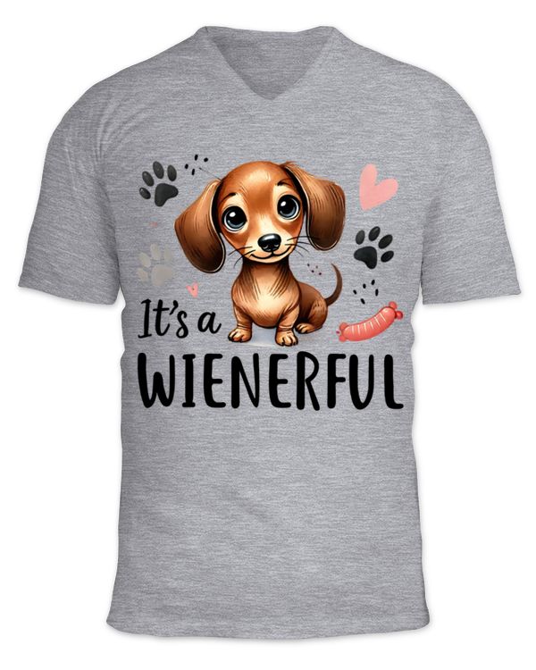 Unisex Jersey SS V-Neck T-Shirt