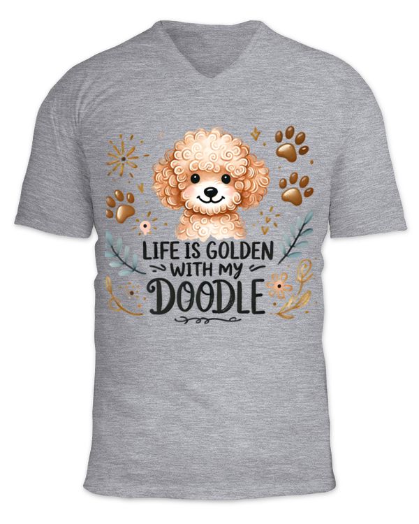 Unisex Jersey SS V-Neck T-Shirt