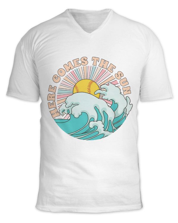 Unisex Jersey SS V-Neck T-Shirt