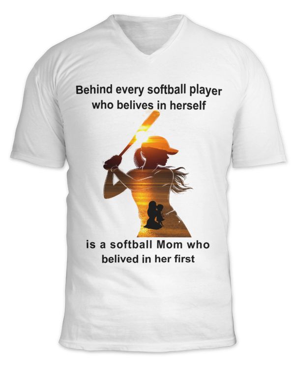 Unisex Jersey SS V-Neck T-Shirt