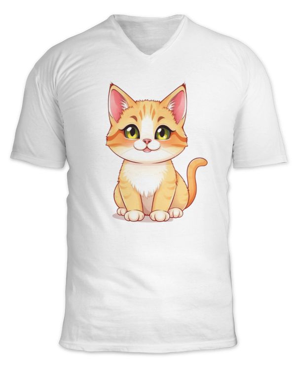 Unisex Jersey SS V-Neck T-Shirt