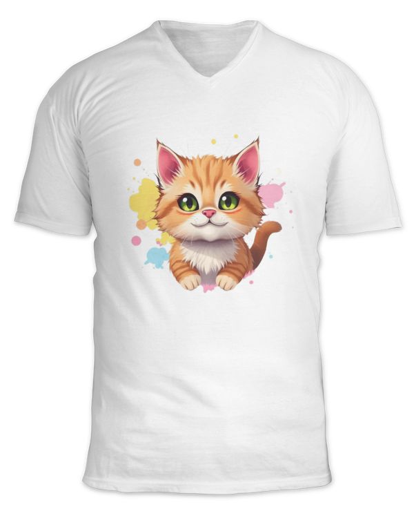 Unisex Jersey SS V-Neck T-Shirt