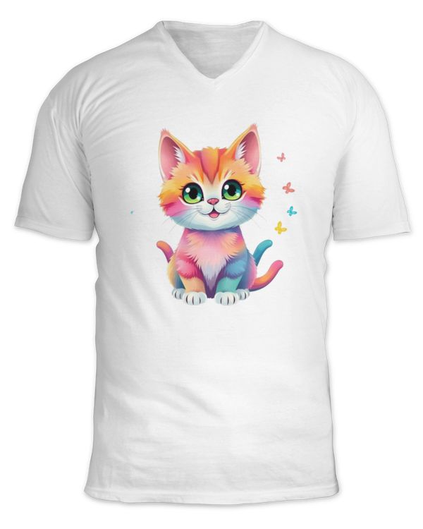 Unisex Jersey SS V-Neck T-Shirt