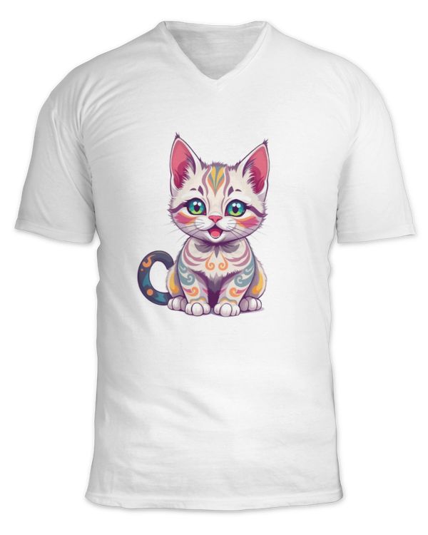 Unisex Jersey SS V-Neck T-Shirt