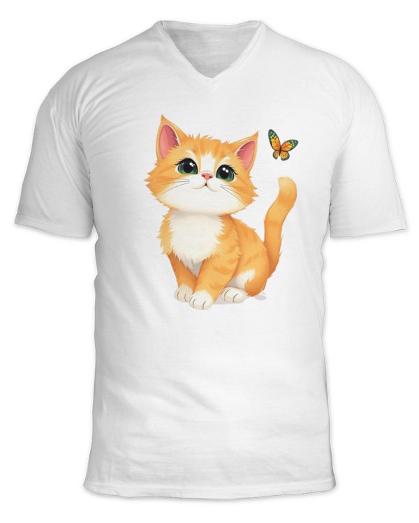 Unisex Jersey SS V-Neck T-Shirt