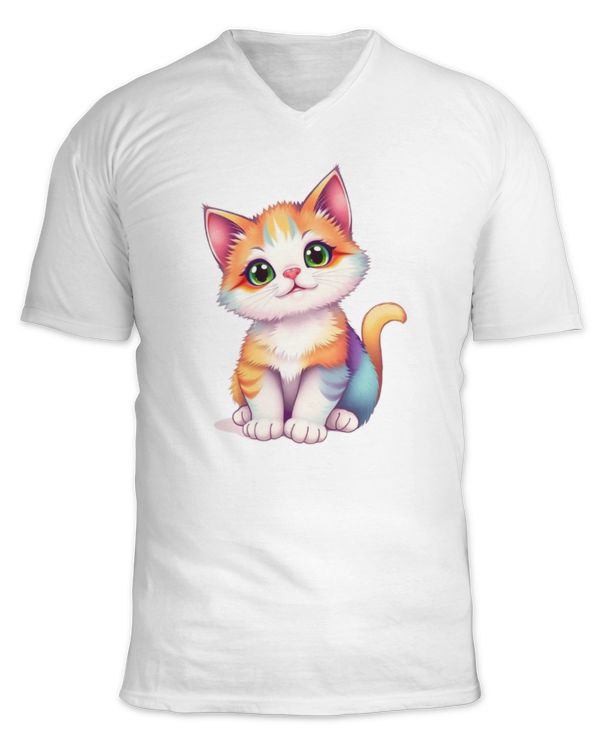 Unisex Jersey SS V-Neck T-Shirt
