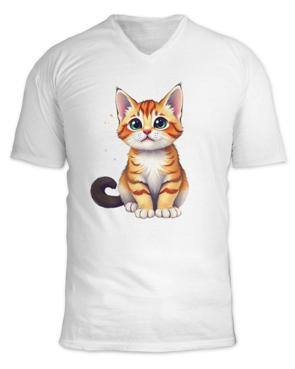 Unisex Jersey SS V-Neck T-Shirt