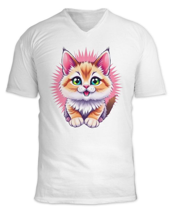 Unisex Jersey SS V-Neck T-Shirt