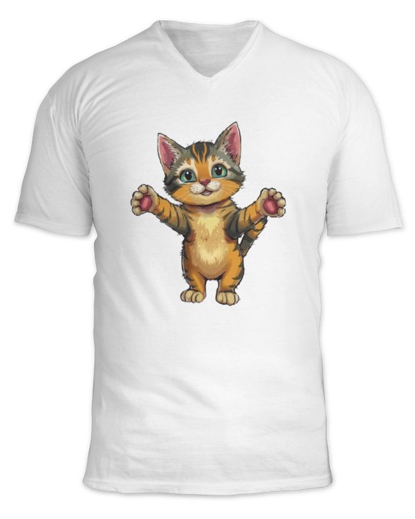 Unisex Jersey SS V-Neck T-Shirt