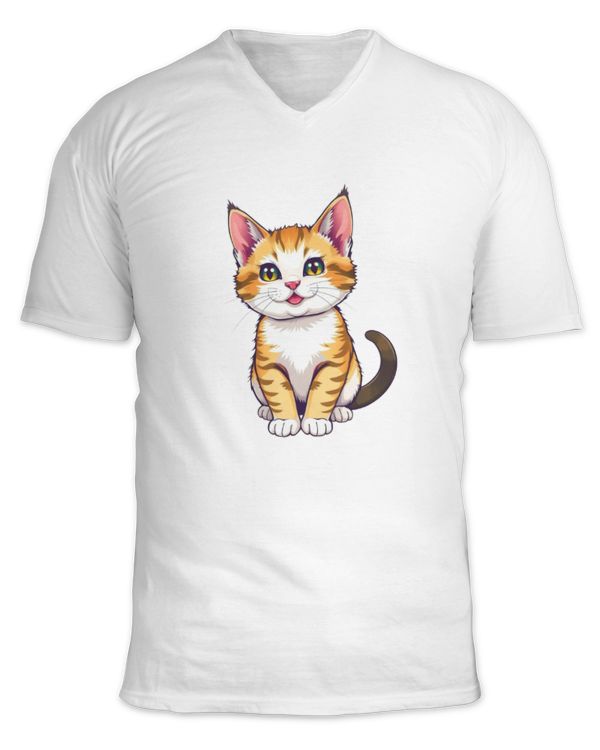 Unisex Jersey SS V-Neck T-Shirt
