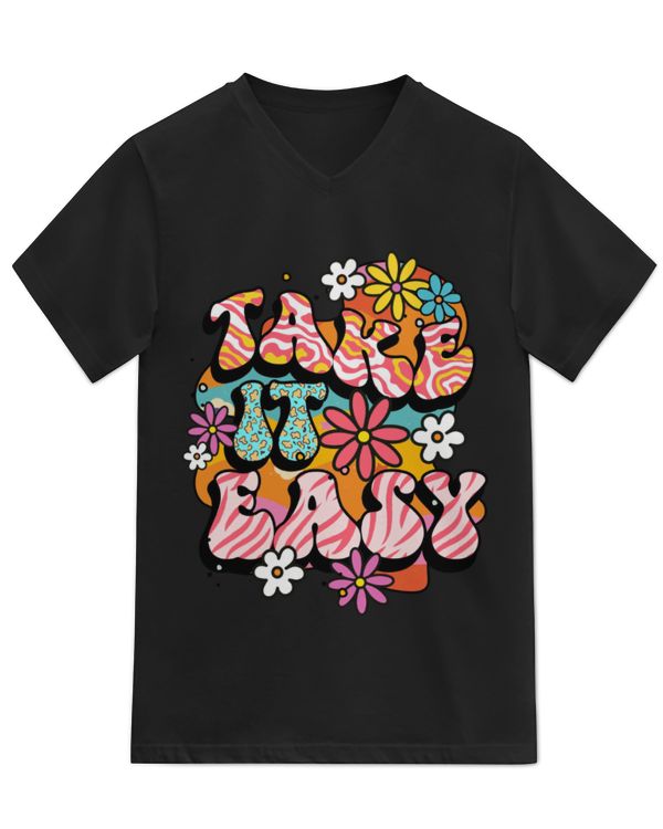 Unisex Jersey SS V-Neck T-Shirt