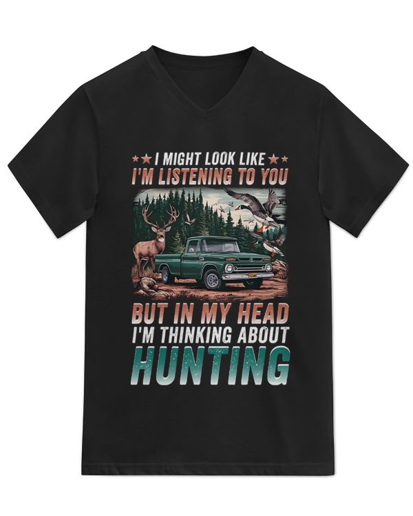 Unisex Jersey SS V-Neck T-Shirt