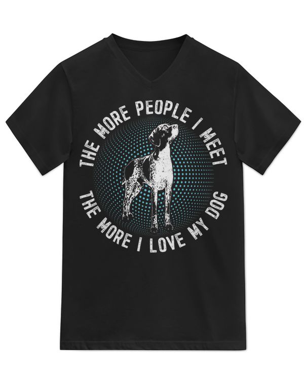 Unisex Jersey SS V-Neck T-Shirt