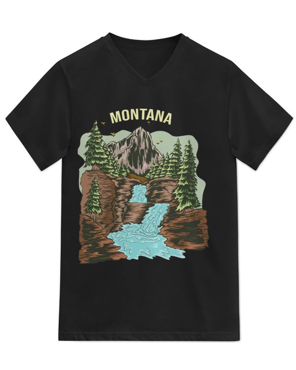 Unisex Jersey SS V-Neck T-Shirt