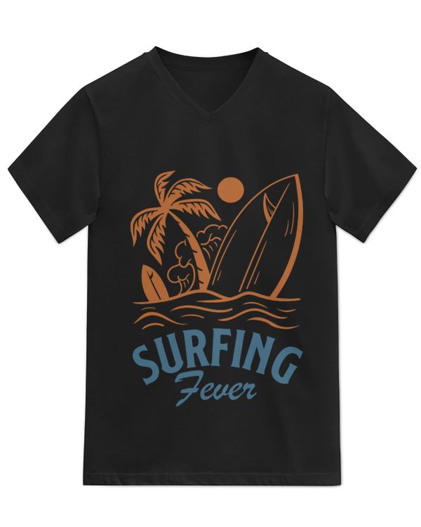 Unisex Jersey SS V-Neck T-Shirt