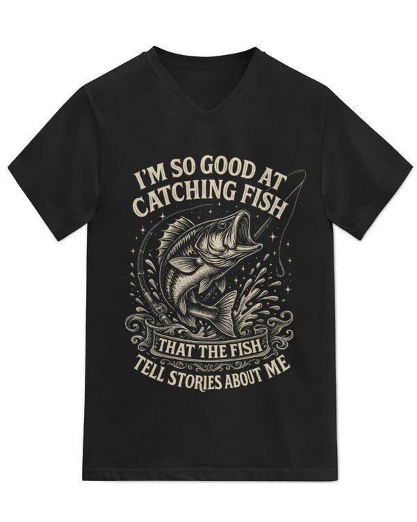 Unisex Jersey SS V-Neck T-Shirt