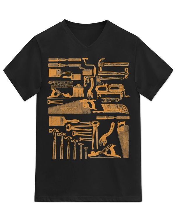 Unisex Jersey SS V-Neck T-Shirt