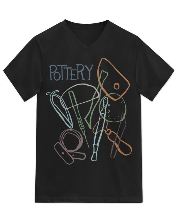 Unisex Jersey SS V-Neck T-Shirt
