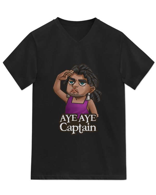 Unisex Jersey SS V-Neck T-Shirt