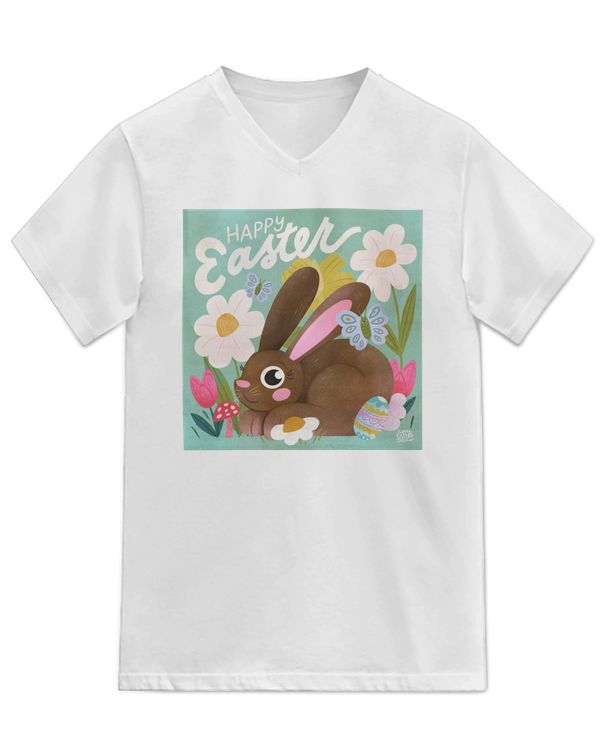 Unisex Jersey SS V-Neck T-Shirt
