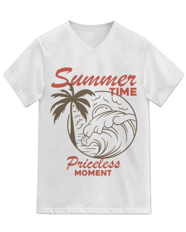 Unisex Jersey SS V-Neck T-Shirt