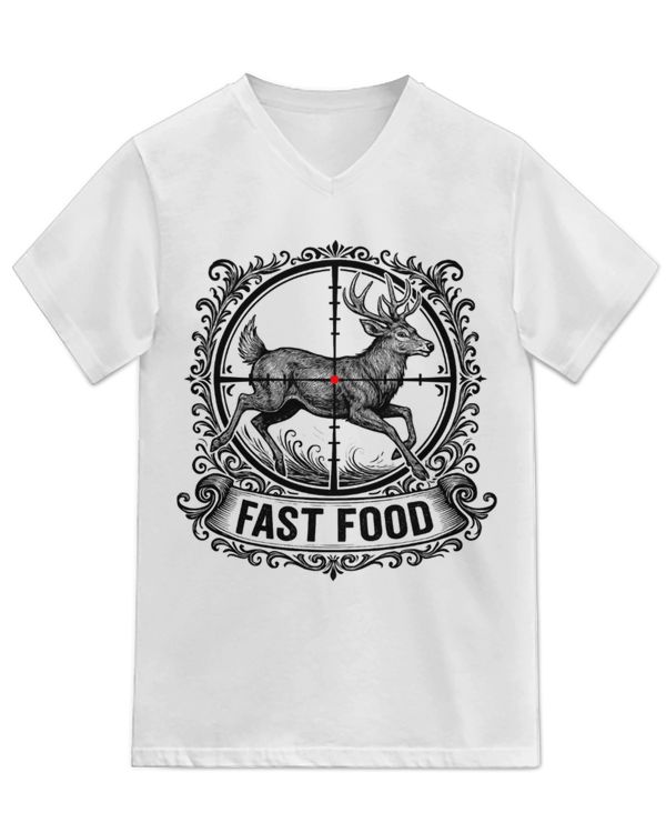 Unisex Jersey SS V-Neck T-Shirt