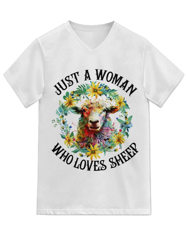 Unisex Jersey SS V-Neck T-Shirt