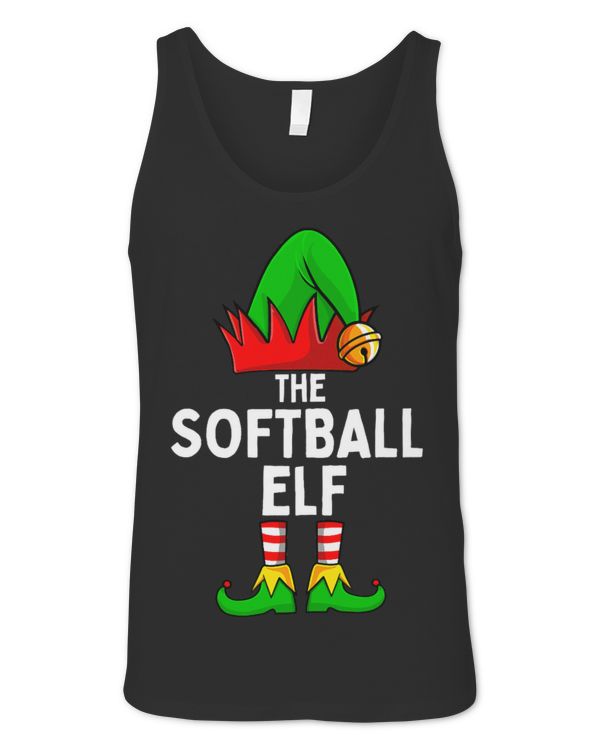 Cute Softball Elf Matching Family Christmas Cute Softball Elf Matching Family Christmas