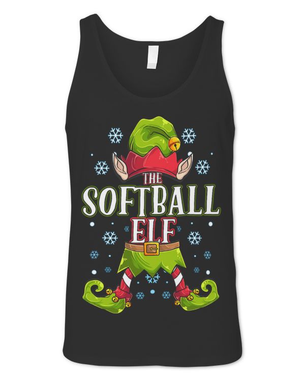 Cute Softball Elf Matching Family Group Christmas Party Cute Softball Elf Matching Family Group Christmas Party