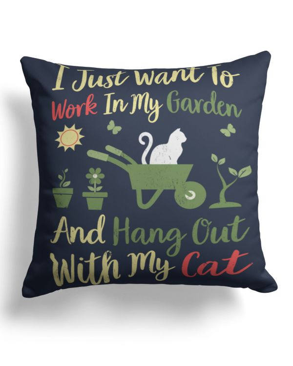 Cotton Drill Pillow (Dual Sided)