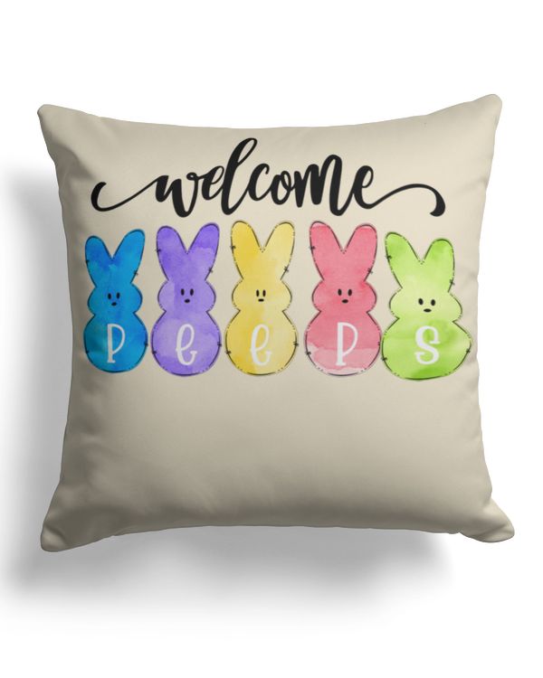Cotton Drill Pillow (Dual Sided)