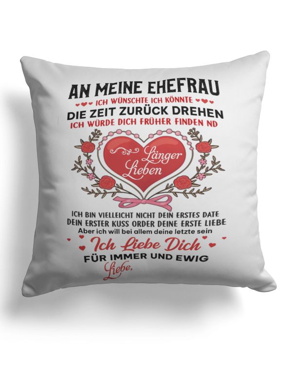 Cotton Drill Pillow (Dual Sided)