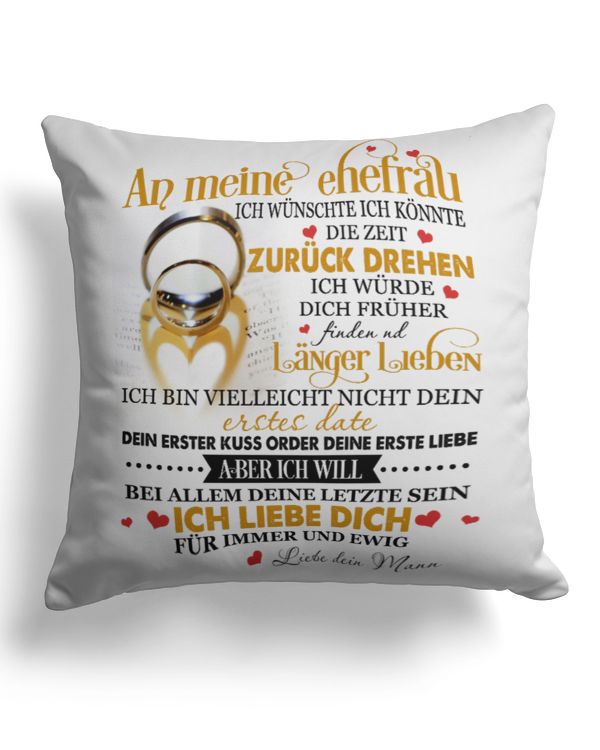 Cotton Drill Pillow (Dual Sided)