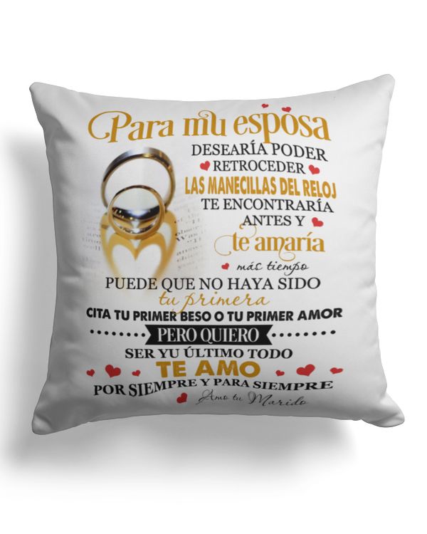 Cotton Drill Pillow (Dual Sided)